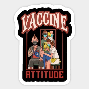 Vaccine Attitude Sticker